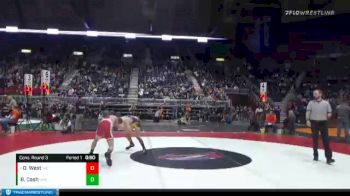 2A-138 lbs Cons. Round 3 - David West, Niobrara County vs Braeden Cash, Shoshoni