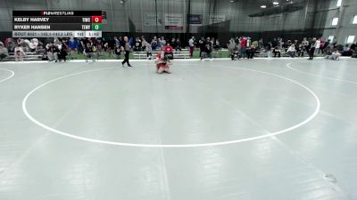 143.1-143.2 lbs Champ. Round 1 - Ryker Hansen, Team Wyoming vs Kelby Harvey, Team Idaho Wrestling Club