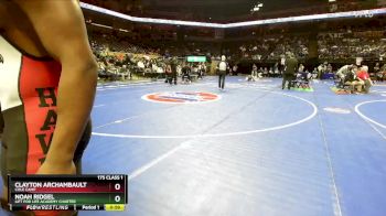 175 Class 1 lbs Cons. Round 3 - Clayton Archambault, Cole Camp vs Noah Ridgel, Lift For Life Academy Charter