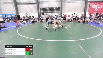 109 lbs Consi Of 4 - Brycen Dawley, Brothers Of WOW vs Ayden Ringler, Michigan Premier Blue