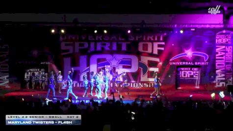 Maryland Twisters - Flash [2026 L4.2 Senior - Small Day 2] 2026 Spirit of Hope Grand Nationals