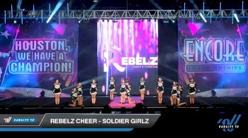Rebelz Cheer - Soldier Girlz [2019 Youth - D2 - Small 2 Day 1] 2019 Encore Championships Houston D1 D2