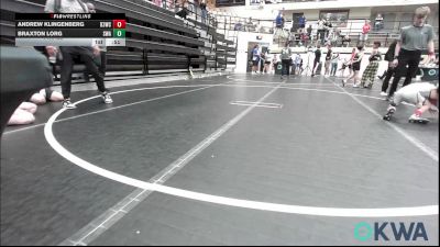 58-61 lbs Final - Andrew Klingenberg, D3 Wrestling Cluib vs Braxton Lorg, Shelton Wrestling Academy