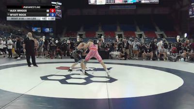 144 lbs Cons. Sub-quarters - Alex Briggs, Ohio vs Wyatt Rock, New York