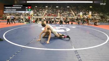 3A-138 lbs Cons. Round 3 - Lincoln Kemp, Pinedale vs Mason Christenson, Lovell