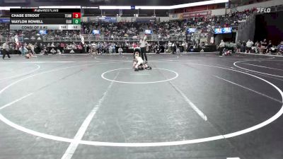 75 lbs Consi Of 8 #2 - Chase Stroot, Team Mascoutah vs Waylon Rowell, Elgin Wrestling