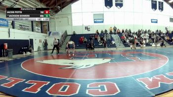 157 lbs Cons. Semi - Jackson Bowers, Hiram vs Jacob Potts, Thiel College