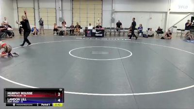 110 lbs Semis & 1st Wrestleback (8 Team) - Murphy Rousse, Michigan Blue vs Landon Lill, New Jersey