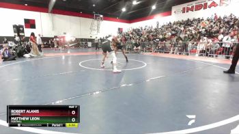 157 lbs Cons. Round 1 - Robert Alanis, Servite vs Matthew Leon, Foothill