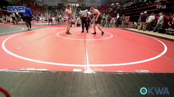 160 lbs Rr Rnd 5 - Jaxon Elauf, Verdigris Youth Wrestling vs Kenzie Church, Skiatook Youth Wrestling