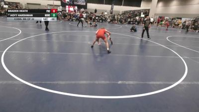 120 lbs Cons. Rd Of 32 - Hoyt Harshman, Mat Demon Wrestling Club vs Braden Heath, Piedmont Wrestling Club