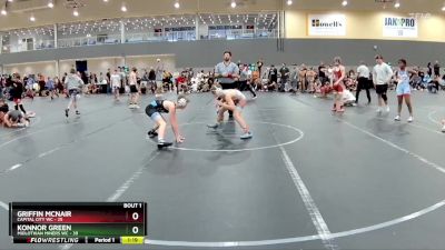 100 lbs Round 1 (6 Team) - Griffin McNair, Capital City WC vs Konnor Green, Midlothian Miners WC