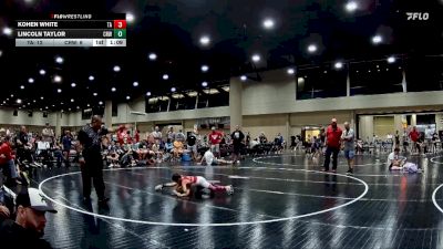 60 lbs Round 3 (6 Team) - Kohen White, Team Arkansas vs Lincoln Taylor, Crossroads Wrestling