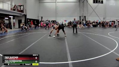 190 lbs Round 2 (8 Team) - Tom Paternoster, Division-1 TC vs Troy Ruffner, Clinic Wrestling