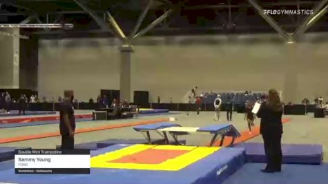 Sammy Young - Double Mini Trampoline, FOND - 2021 USA Gymnastics Championships