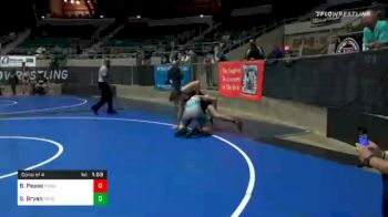 195 lbs Consolation - Braden Pease, Poway High School vs Spencer Bryan, Bay Area Dragons