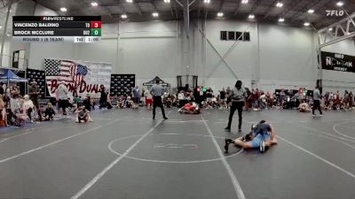 120 lbs Round 1 (6 Team) - Vincenzo Baldino, The Outsiders vs Brock Mcclure, Upstate Uprising 2.0