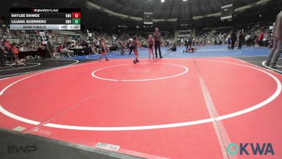 62 lbs Semifinal - Raylee Dawes, Keystone Wrestling Club vs Liliana Guerrero, Brushy Wrestling Club