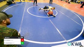 Rr Rnd 2 - Myles Cotten, Hilldale Youth Wrestling Club vs Braxton Hutchison, Woodland Wrestling Club