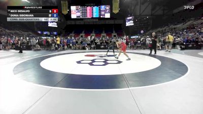 120 lbs Cons. Sub-quarters - Nico DeSalvo, IA vs Dunia Sibomana, NY
