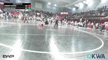 67 lbs Quarterfinal - Everett Luxton, Raw Wrestling Club vs Brodee Meyer, Coweta Tiger Wrestling