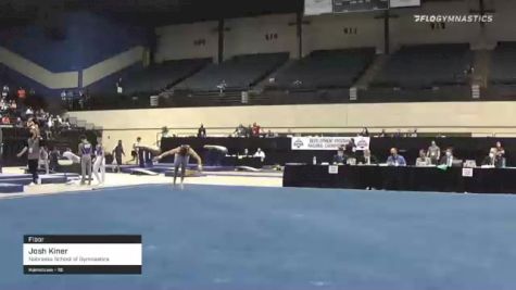Josh Kiner - Floor, Nebraska School of Gymnastics - 2021 USA Gymnastics Development Program National Championships