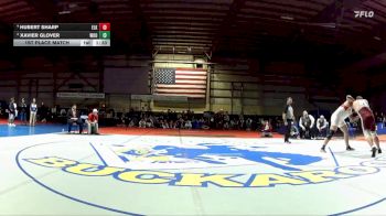285 lbs 1st Place Match - Hubert Sharp, Elko vs Xavier Glover, Wooster