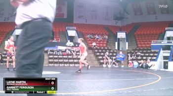 105 lbs Cons. Round 6 - Garrett Ferguson, Well Trained vs Layne Martin, Michigan Grappler RTC