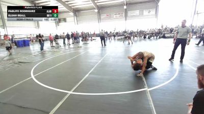138 lbs Semifinal - Pablito Rodriguez, Alamosa vs Elijah Beall, NM Royalty