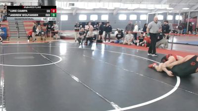 184 lbs Quarterfinal - Luke Ciampa, East Stroudsburg vs Andrew Wolfanger, Frostburg State