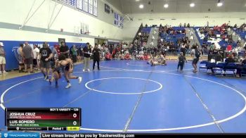 126 lbs Cons. Round 5 - Joshua Cruz, Segerstrom High School vs Luis Romero, Villa Park High School