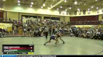 126 lbs Semis & 1st Wb (8 Team) - Drew Wentworth, Lambert vs Noah Danforth, West Forsyth