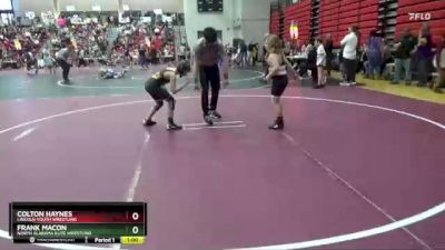 85 lbs Champ. Round 1 - Colton Haynes, Lincoln Youth Wrestling vs Frank Macon, North Alabama Elite Wrestling