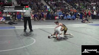 79 lbs Quarterfinal - Beau Blevins, WTC vs Ryder Pankey, Lawrence Elite