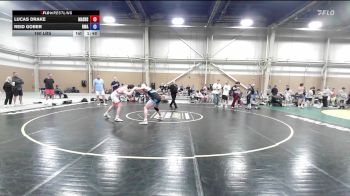 160 lbs Rr Rnd 6 - Lucas Drake, Mat Assassins Red - MSE vs Reid Gober, Roundtree Wrestling Academy 1 - MSE
