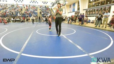100 lbs Rr Rnd 2 - Eralynn Slaton, Bristow Elementary Wrestling Club vs Emma Evans, Bartlesville Wrestling Club