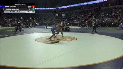 138 lbs Round Of 32 - Sean Griffin, Central Catholic (SJ) vs Jesse Grajeda, St. John Bosco (SS)