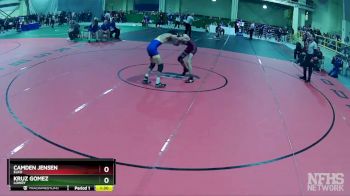 106 lbs Semifinal - Camden Jensen, Elko vs Kruz Gomez, Lowry