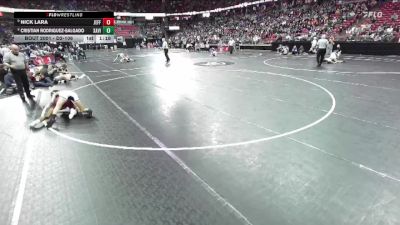 D2-106 lbs Champ. Round 1 - Nick Lara, Jefferson vs Cristian Rodriguez-Salgado, Xavier