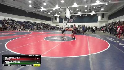 113 lbs Cons. Round 4 - Braedan Amba, Righetti vs Adrian Jimenez, Marina