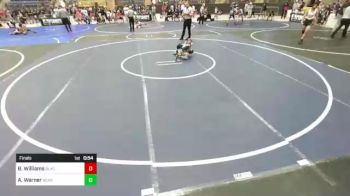 62 lbs Final - Benjamin Williams, BlackCat WC vs Asher Warner, Bear Cave WC