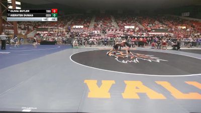 145 lbs Cons. Round 1 - Olivia Butler, Tonganoxie HS vs Kiersten Dumas, Clay Center Community HS