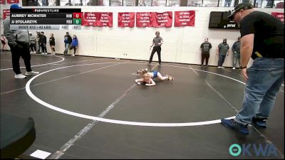 43 lbs Quarterfinal - Aubrey McWater, Team Nomad vs JJ Stolarzyk, Piedmont
