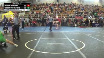 130 lbs 3rd Place Match - Emmitt Thomas SW2, Huntington vs Mason Joseph C1, Pursuit