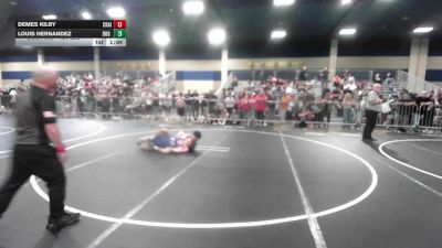 126 lbs Round Of 128 - Demes Kilby, Chain Wr Ac vs Louis Hernandez, Dog Pound