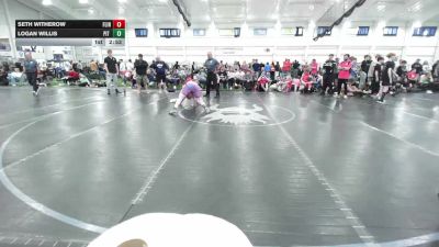 153 lbs Quarterfinal - Seth Witherow, Flint Tropics - HS vs Logan Willis, Pit Crew - HS