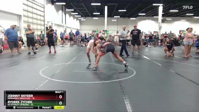 130 lbs Round 1 (4 Team) - Ryderk Zychek, U2 Dynasty Uprising vs Johnny Snyder, Warhawks Wrestling