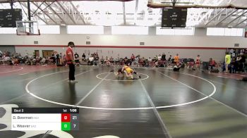 85 lbs Quarterfinal - David Iii Bowman, Indiana Outlaws Black vs Luke Weaver, EAC W.E.