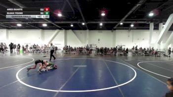 77 lbs Quarterfinal - Ares Duarte, California Grapplers vs Elijah Young, Vail Wr Acd