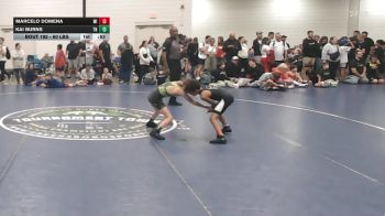 60 lbs Consi Of 16 #2 - Marcelo Domena, WI vs Kai Burns, TN